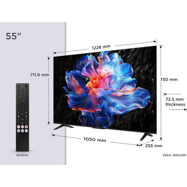 TCL V6C 55 inch 4K HDR Google TV 
