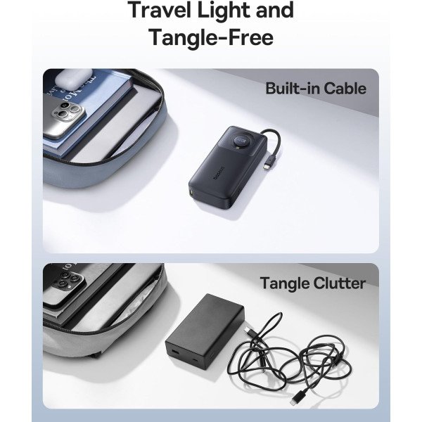 Baseus Free2Pull 20000mAh 65W Laptop Power Bank 