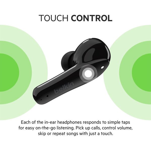 Belkin SoundForm Move Plus True Wireless Earbuds