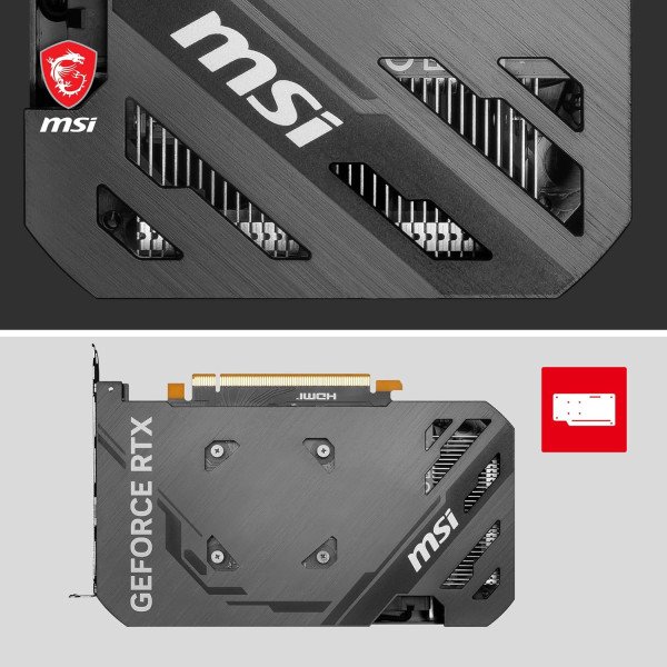 MSI GeForce RTX 4060 VENTUS 2X BLACK 8GB Graphics Card