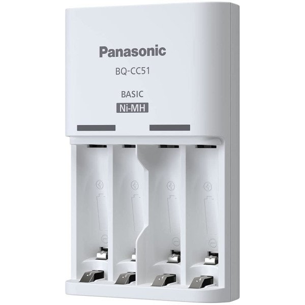 Panasonic eneloop Charger with Pack of 2 AA 2000mAh Rechargeable Batteries