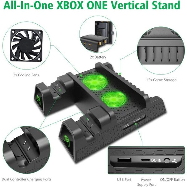 OIVO Vertical Cooling Stand for Xbox One/S/X