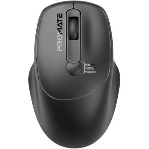 Promate UniGlide EZGrip Ergonomic Wireless Mouse