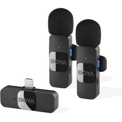 BOYA BY-V2 Ultracompact Wireless Microphone System with Lightning Connector