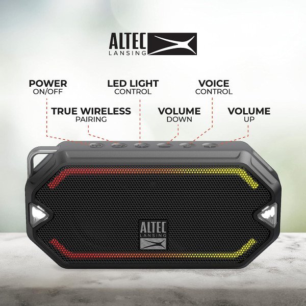 Altec Lansing HydraMini Wireless Bluetooth Speaker