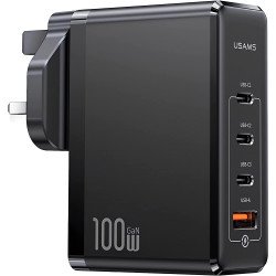 USAMS US-CC166 T51 100W 4 Ports GaN Fast Charger