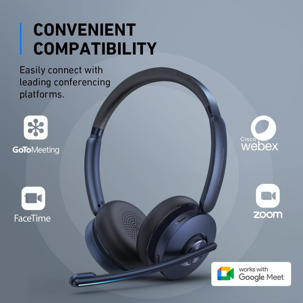 Anker PowerConf H700 AI-Powered Wired Headset 