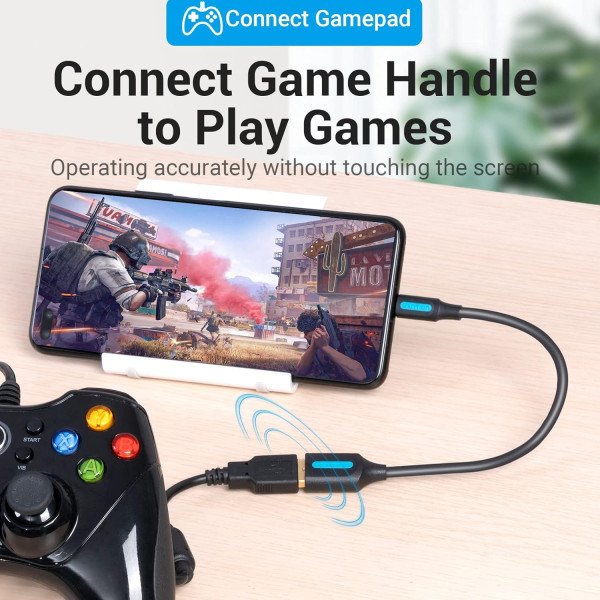 VENTION USB-C 3.1 Male to USB-A Female OTG Cable