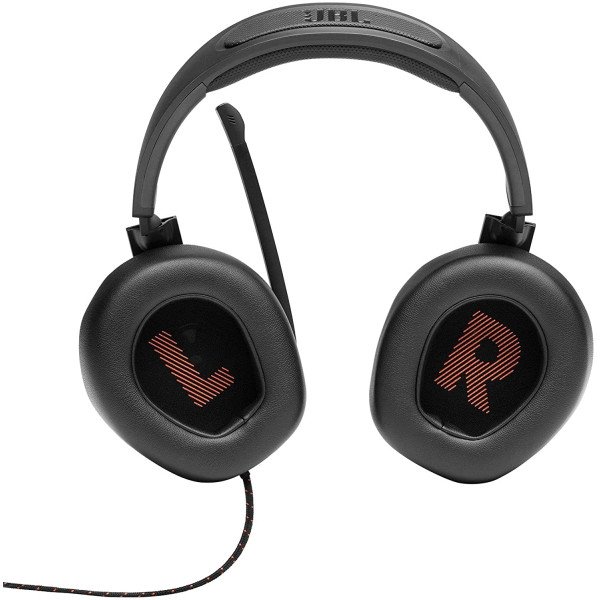 JBL Quantum 300 Wired Over-Ear Gaming Headset (Black)