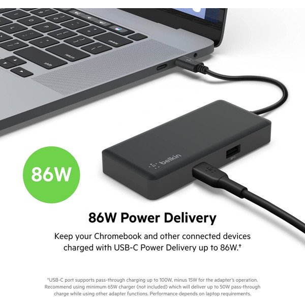 Belkin Connect USB-C 5 in 1 Multiport Hub Adapter