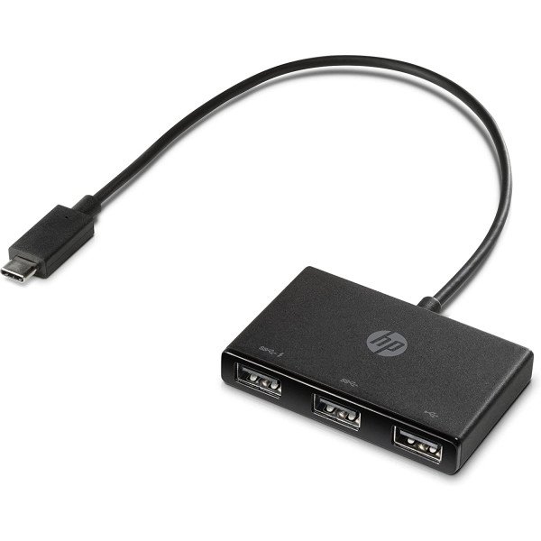 HP Z8W90AA USB-C to USB-A Hub (Black) 