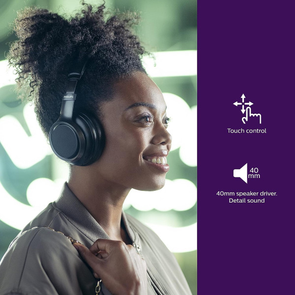 Philips H9505 Noise-Canceling Wireless Over-Ear Headphones