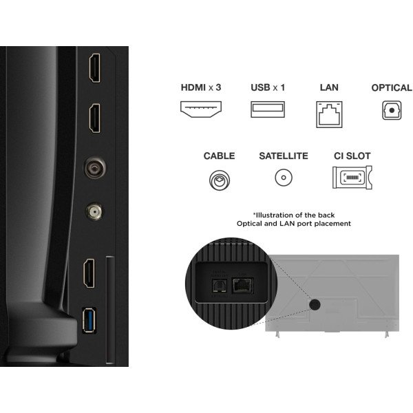 TCL V6C 55 inch 4K HDR Google TV 