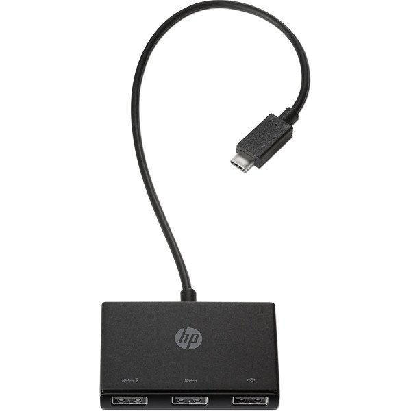 HP Z8W90AA USB-C to USB-A Hub (Black) 