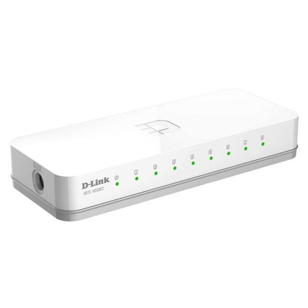 D-LINK DES-1008C 8-Port 10/100 Desktop Switch