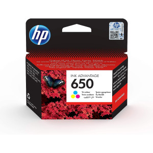 HP 650 Tri-color (Cyan, Megenta, Yellow) Ink Cartridge