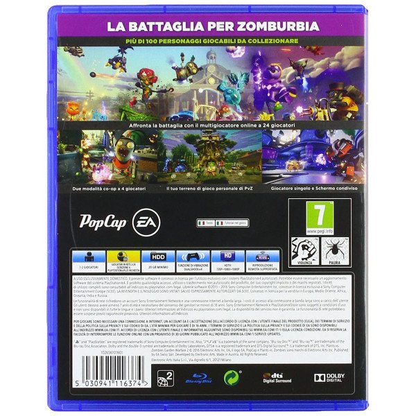 Plants vs Zombies: Garden Warfare 2 (PS4) 