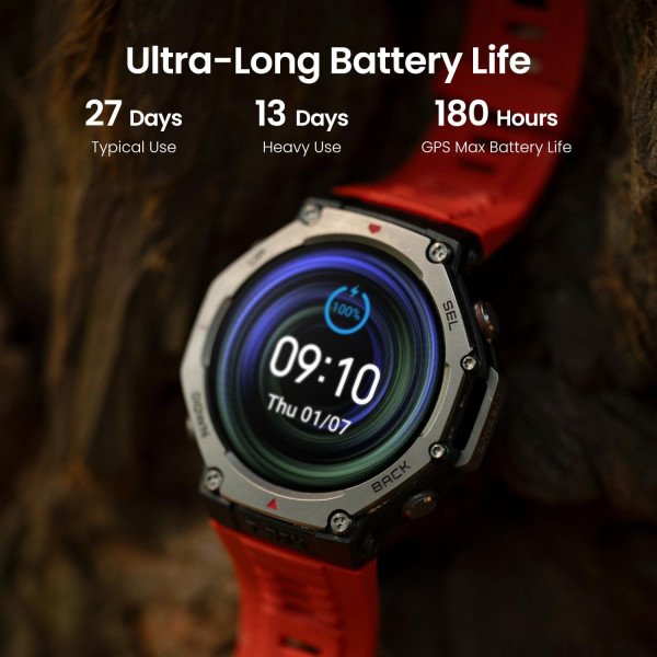 Amazfit T-Rex 3 Rugged Smart Watch 48mm