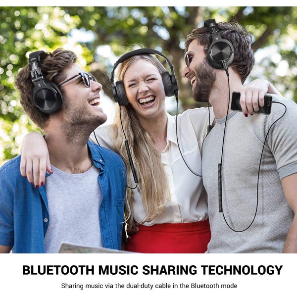 OneOdio A70 Fusion Bluetooth Over Ear Studio DJ Headphones