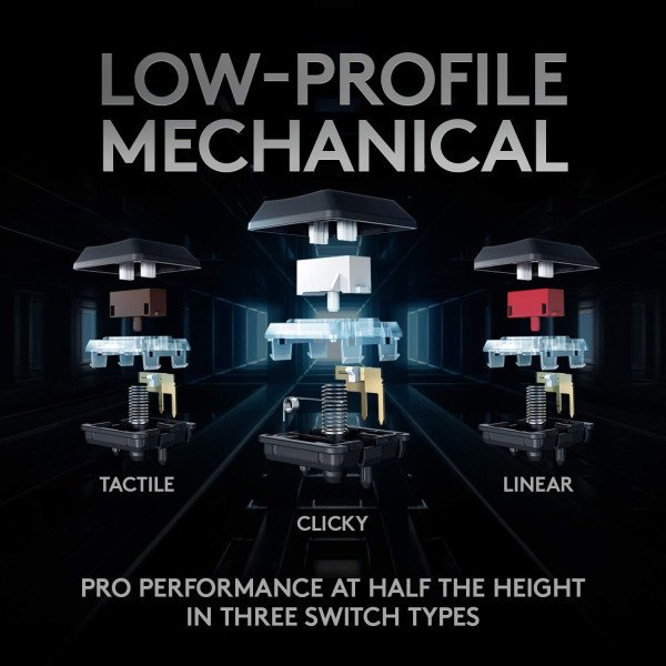 Logitech G915 TKL Tenkeyless LIGHTSPEED Wireless RGB Keyboard 