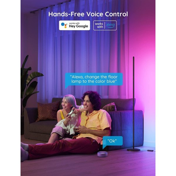 Govee RGBICW Smart Corner Floor Lamp 