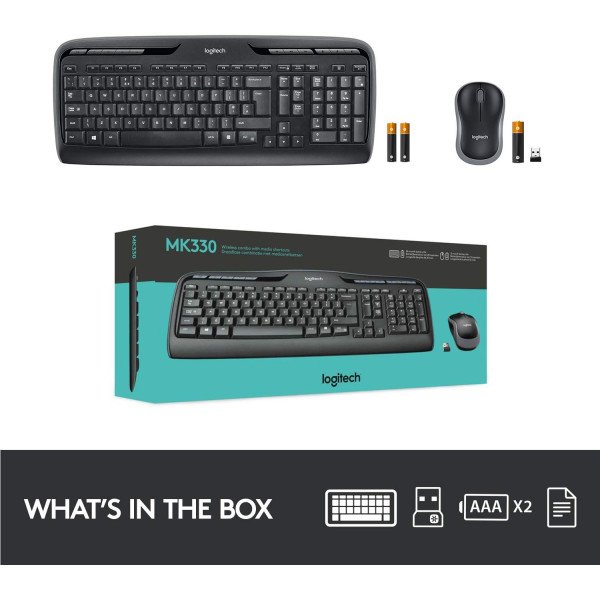 Logitech MK330 Wireless Keyboard And Mouse Combo