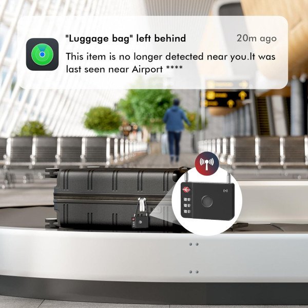 MiLi MiLock TSA Certified Trackable Luggage Lock