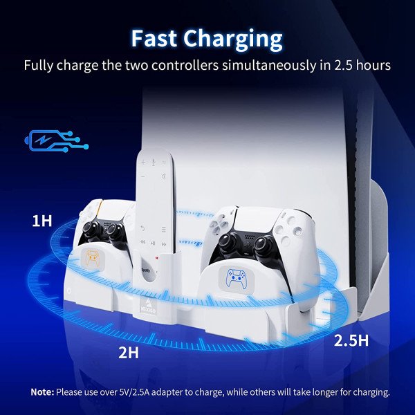 NexiGo PS5 Wall Mount with Controller Charger