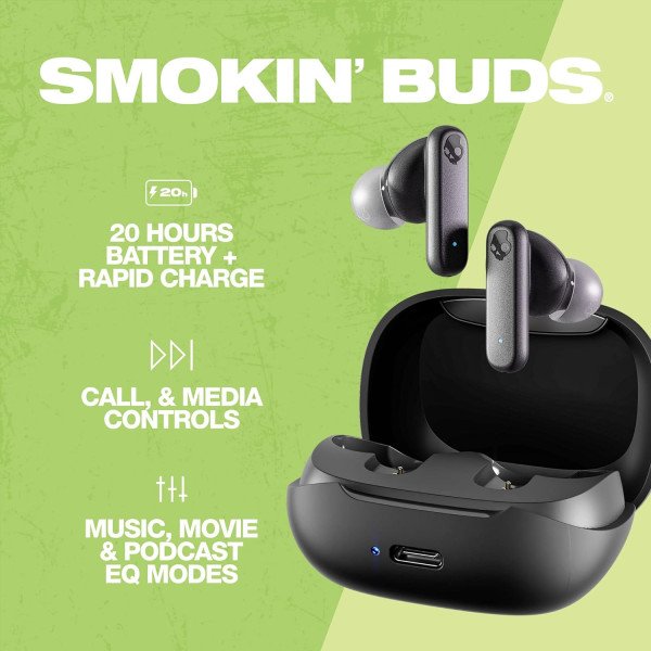 Skullcandy Smokin Bud In-Ear Wireless Earbuds