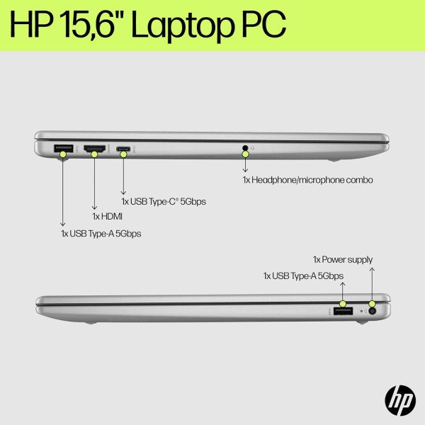 HP Laptop 15-fd0290nia Intel Core i7-1355U 8GB RAM 512GB SSD