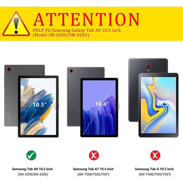 Samsung Galaxy Tab A8 10.5 Inch Rugged Shockproof Cover Case