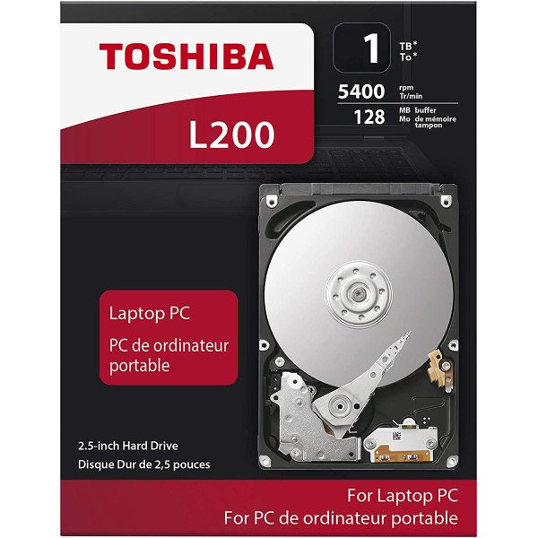 Toshiba L200 1TB 2.5" SATA Laptop Hard Drive