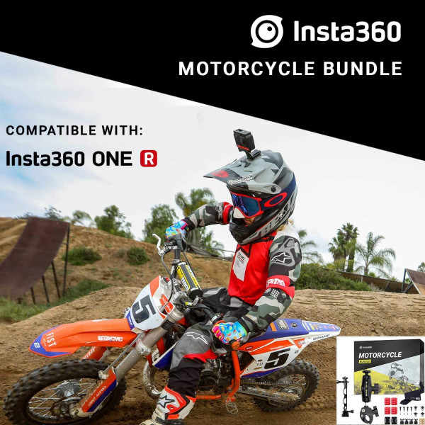 Insta360 Motorcycle Bundle for ONE,GO 2,ONE X2,ONE R,ONE X