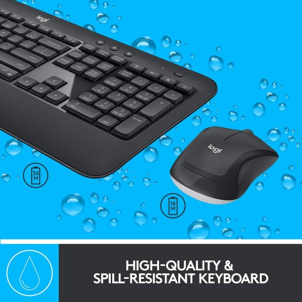 Logitech MK540 Wireless Keyboard and Mouse Combo