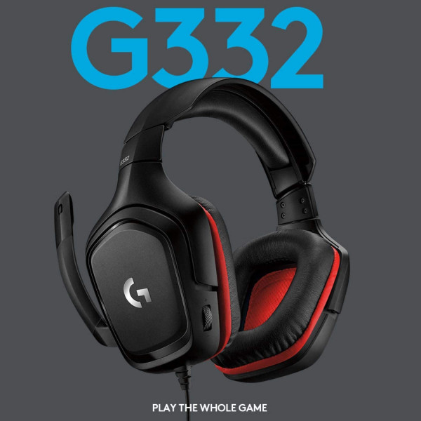 Logitech G332 Wired Gaming Headset - Black