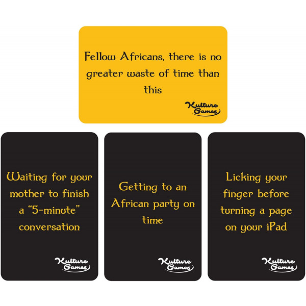 You Know You are African When.. Card Game