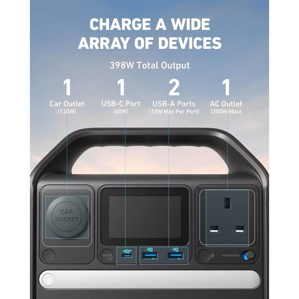 Anker SOLIX 522 Portable Power Station 300Wh