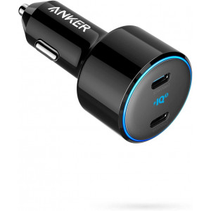 Anker PowerDrive+ III Duo – 2-Port 48W High-Speed USB-C Car Charger 