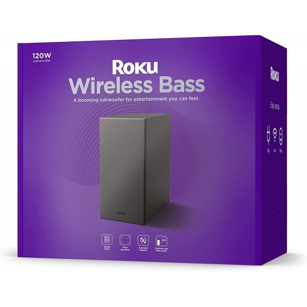 Roku Wireless Bass Subwoofer for Roku Streambar