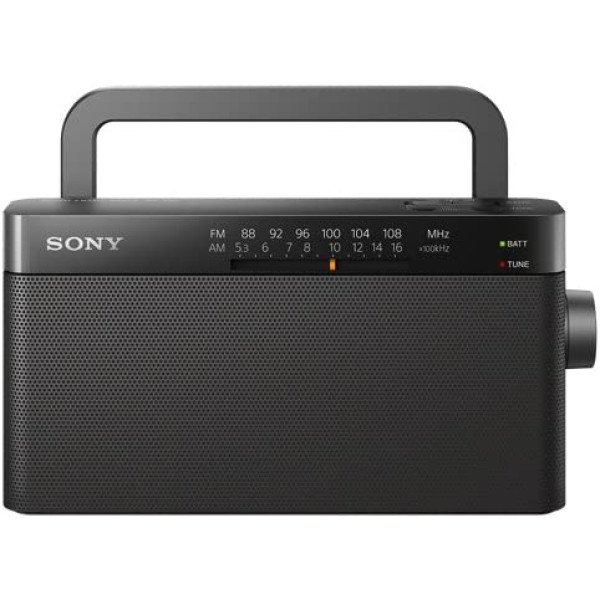 Sony ICF-306 Portable AM/FM Radio - Black