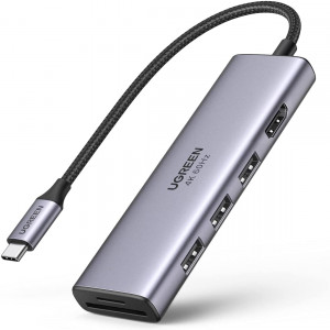 UGREEN 6-in-1 USB C Hub HDMI Adapter 4K 60Hz 