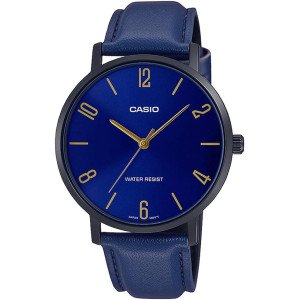 Casio Analog Blue Dial Men's Watch-MTP-VT01BL-2BUDF 