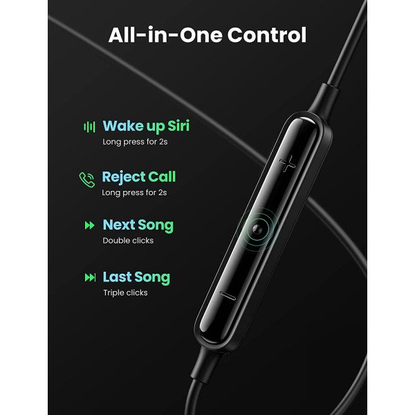 UGREEN USB-C In-ear Headphone Wired Earphones with Microphone 