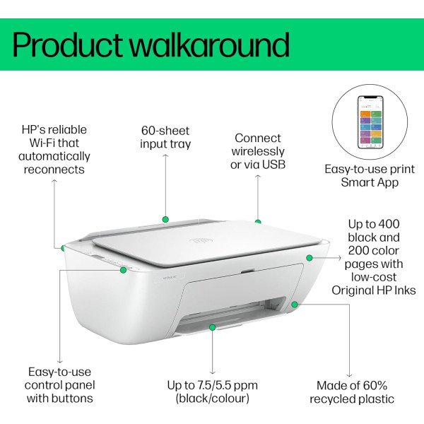 HP DeskJet Ink Advantage 2875 All-in-One Printer