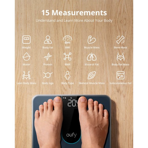 eufy Smart Scale P2 Digital Scale with Wi-Fi Bluetooth