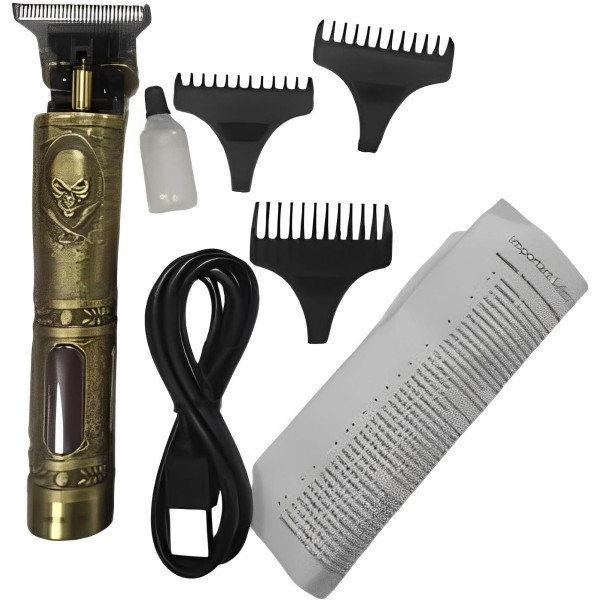 Green Lion Pirates Hair Trimmer with 3 Clippers