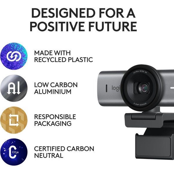 Logitech MX Brio 705 4K Webcam for Business