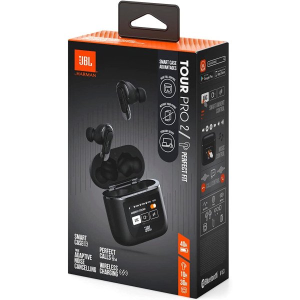 JBL Tour Pro 2 True Wireless Noise Cancelling Earbuds