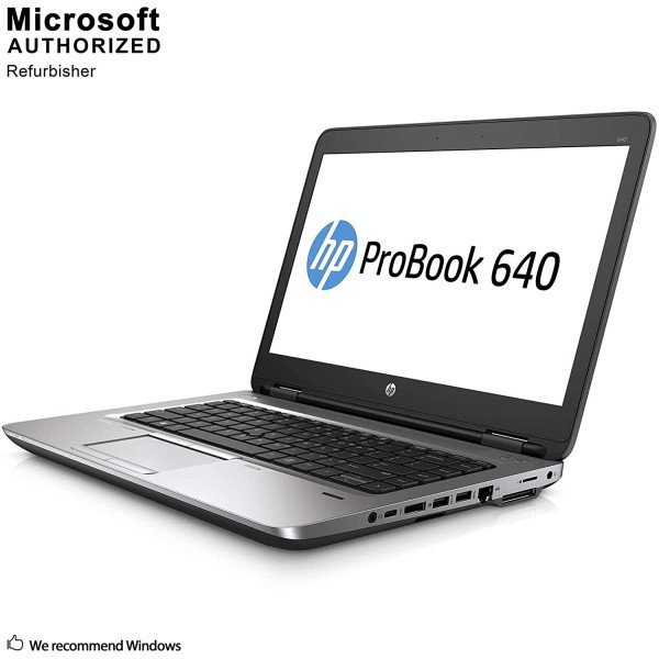 HP ProBook 640 G2, Intel Core i5-6300U, 8GB RAM, 256GB SSD Win 10 Pro (Refurbished)