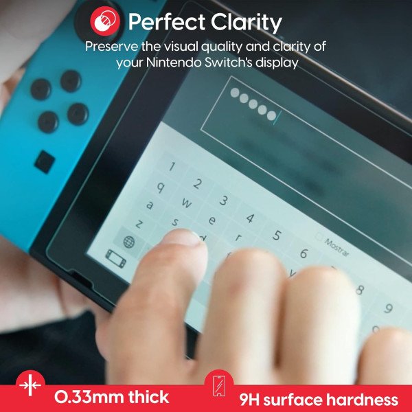 TALK WORKS Nintendo Switch Screen Protector - 3 Pack